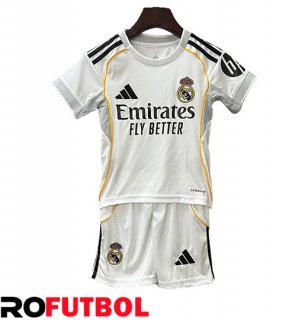 Camisetas De Futbol Real Madrid Ninos Primera 2025/2026