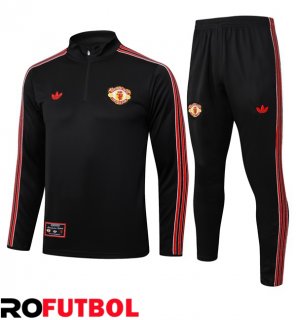 Chandal Equipos De Futbol Manchester United Negro 2025/2026