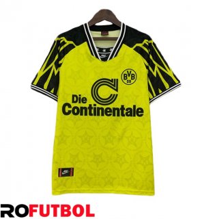 Camisetas De Futbol Dortmund BVB Retro Primera Amarillo 1994-1995