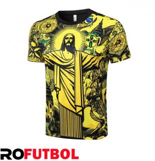 Camiseta Entrenamiento Brasil Amarillo 2024/2025