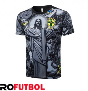 Camiseta Entrenamiento Brasil Negro 2024/2025